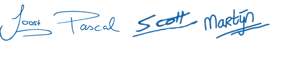 Joost - Pascal - Scott - Martijn